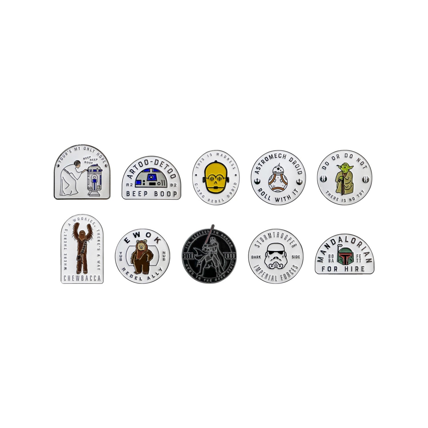 SW SAGA Blind Pin Badge B *10 types in total