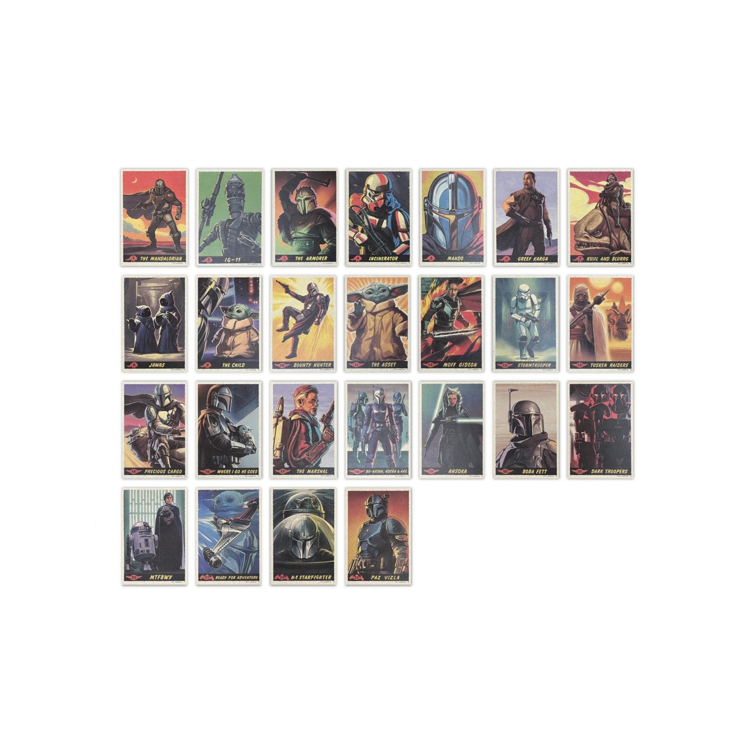 STAR WARS Mandalorian Art Card Collection *25 types in total