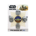 SW Mandalorian Pin Badge Set A