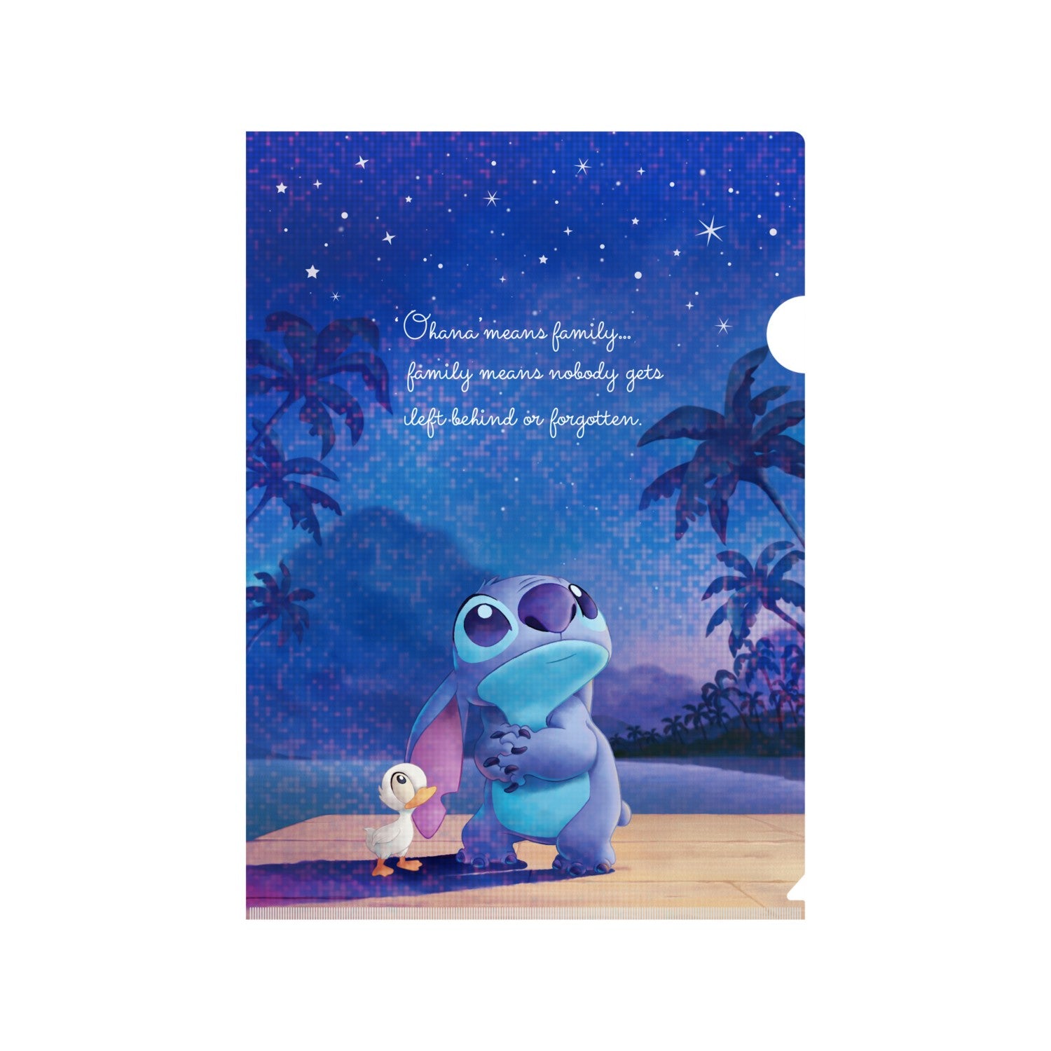 Lilo & Stitch hologram clear file