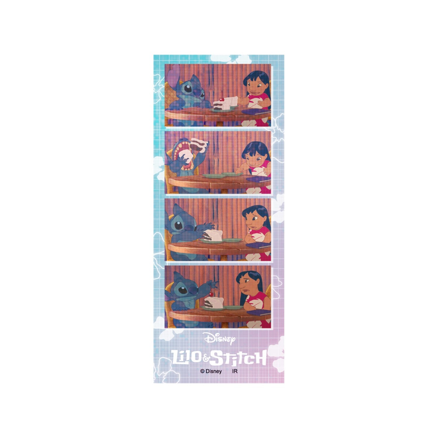 Lilo & Stitch hologram sticker set (anime F frame)