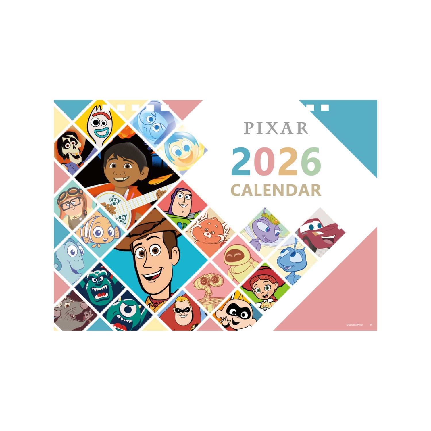 PIXAR 2026 desk calendar