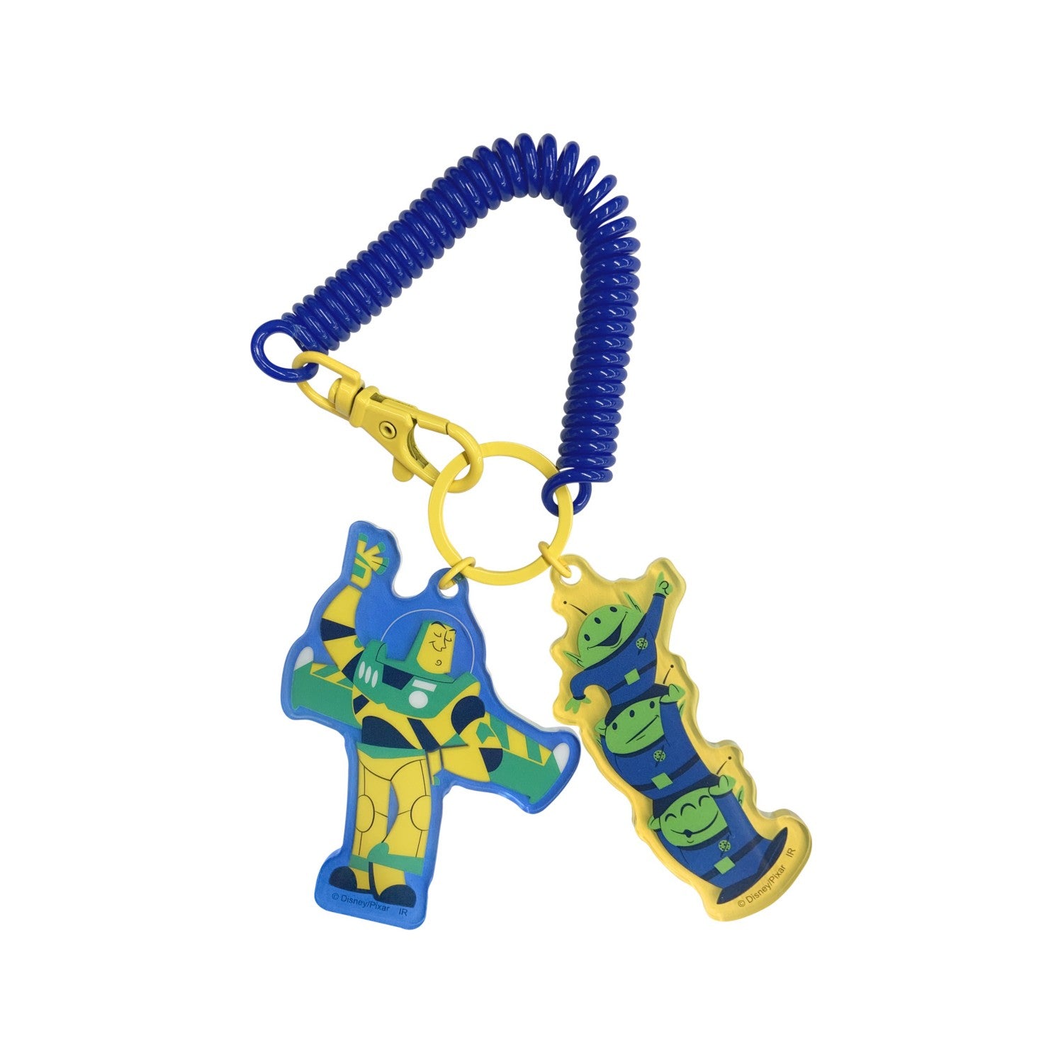 Toy Story 2-key chain with coil (Buzz & Alien)