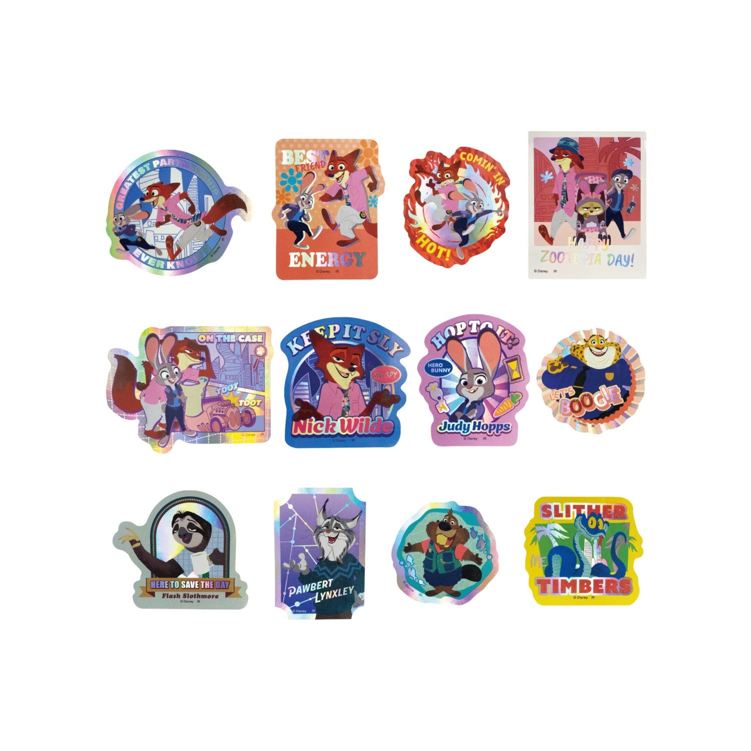 Zootopia 2 Aurora Sticker Collection *12 types in total