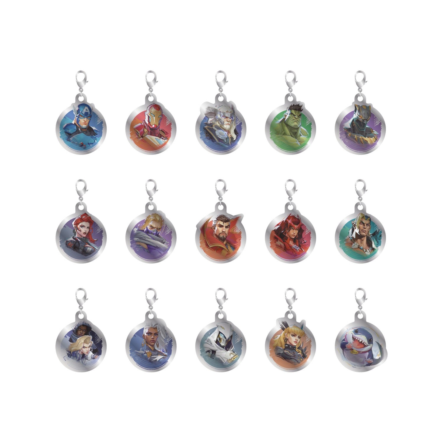 MARVEL RIVALS Mirror Acrylic Charm Collection A *15 types in total