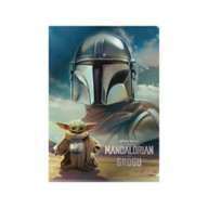 SW Mandalorian and Groogoo Metallic Clear File A