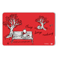 “Disney movie ``Pooh and I Grown Up'' / IC Card Sticker / ``Pooh and Me Grown Up / Bench''