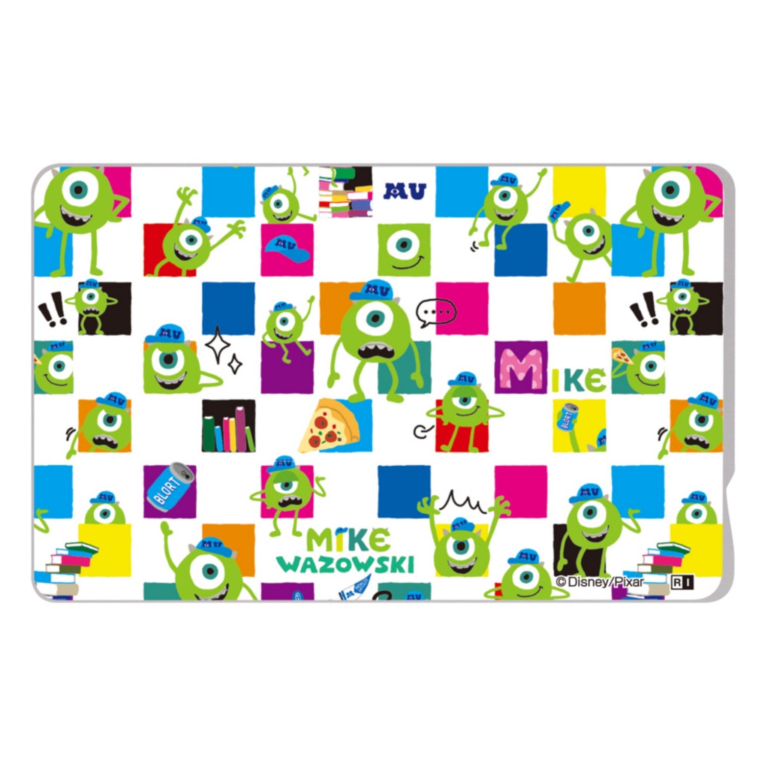 "Disney Pixar Characters"/IC card sticker/"Monsters University/Mike"