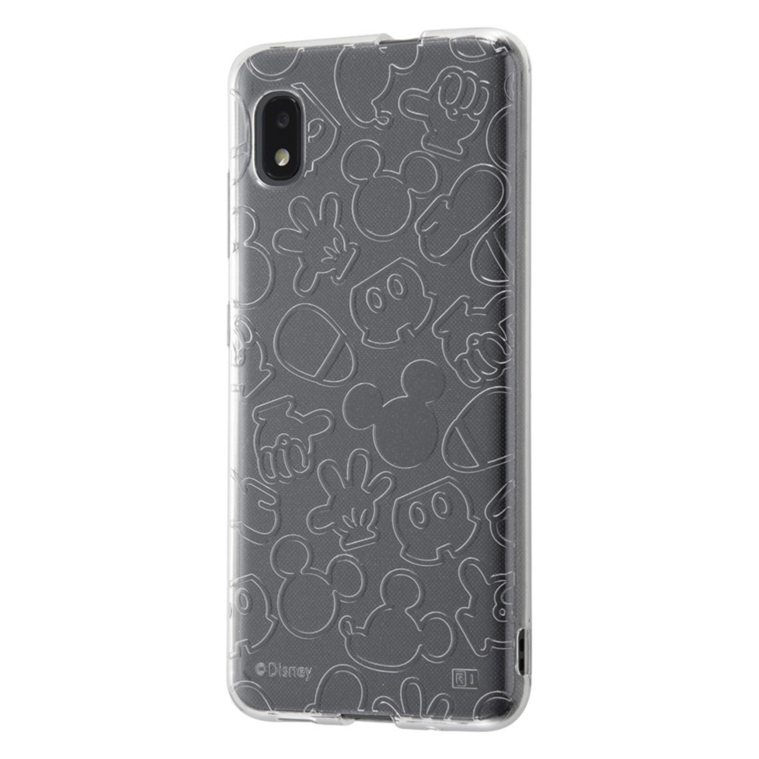 Galaxy A21/A20 "Disney Character"/TPU Soft Case Glitter/"Mickey Mouse"