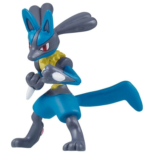 Lucario MS-10 figure from Japan, standing pose with aura sphere