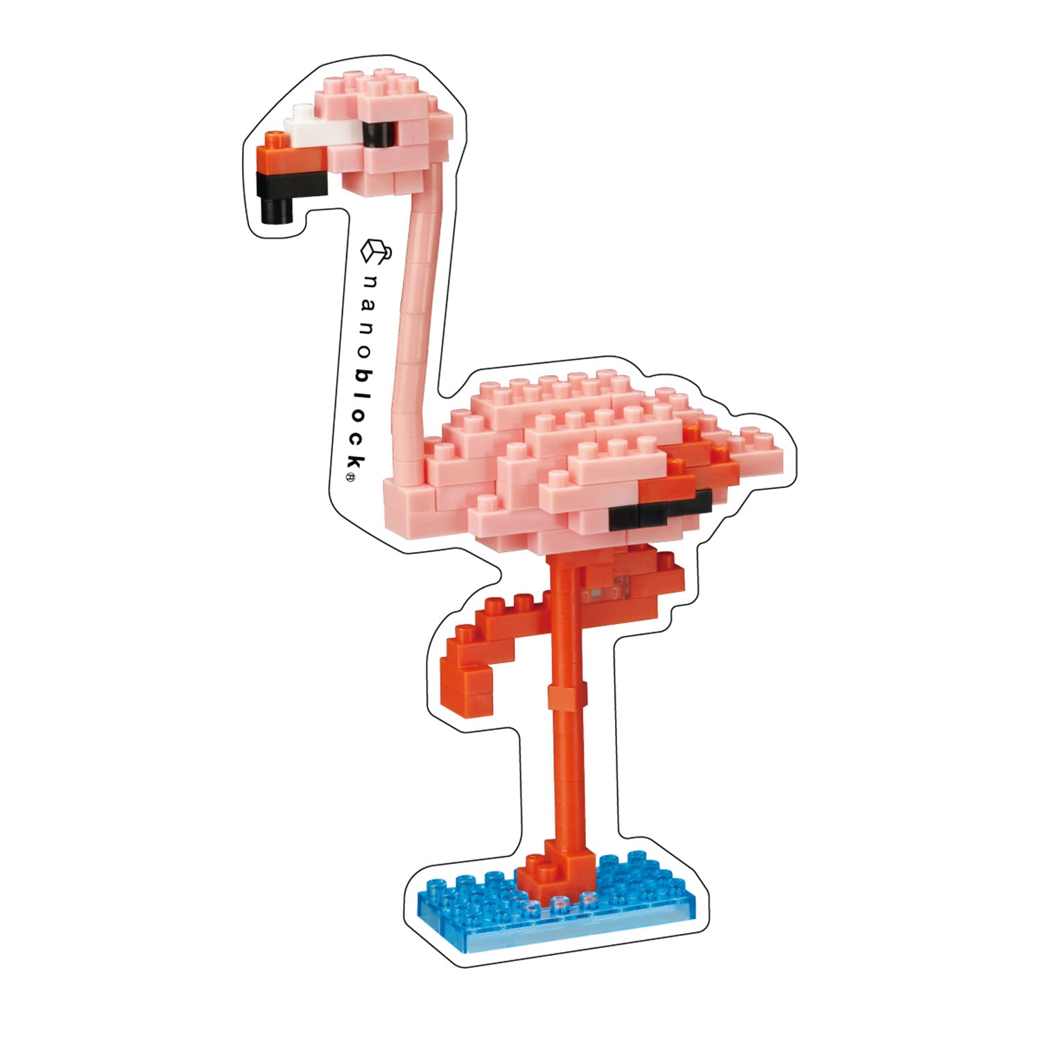 Nanoblock sticker set of 5 animals