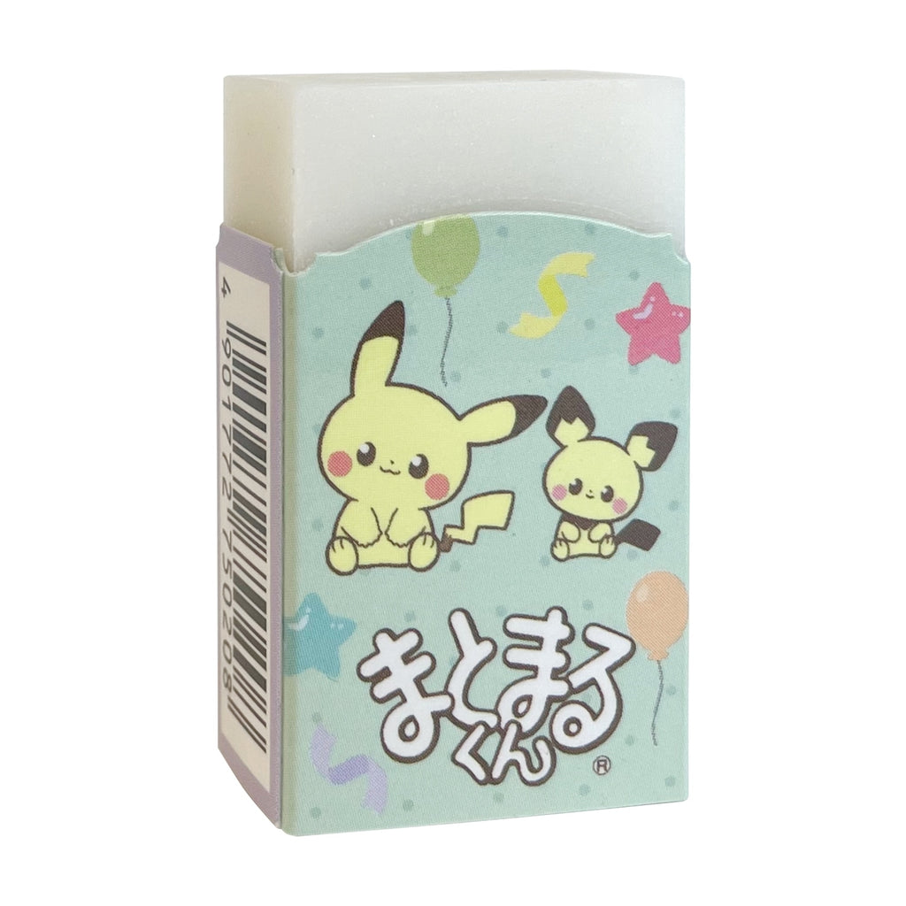 Mamarukun Eraser Poke Piece from Japan, featuring a colorful eraser with a Poke Piece design