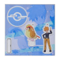 Pokemon Trainer Salon keychain figure with green vendor from Japan
