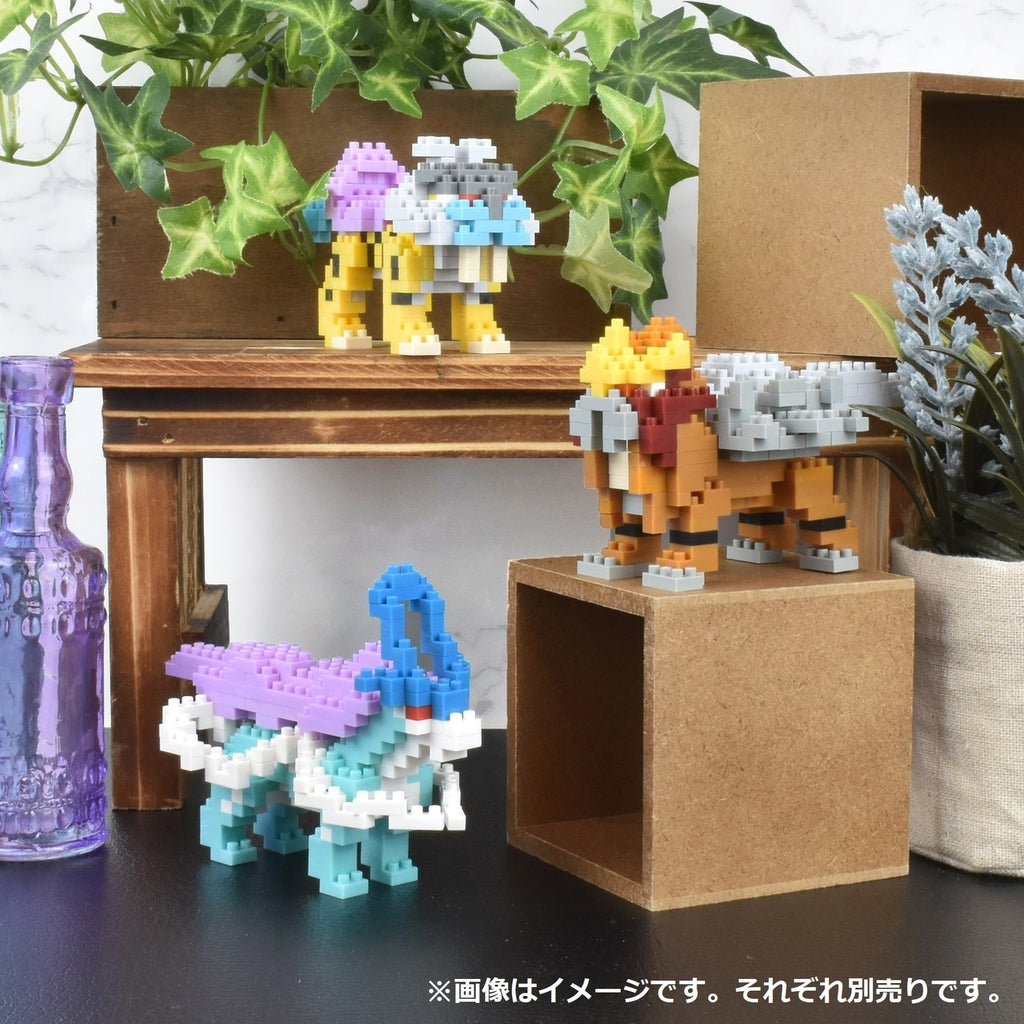 Nanoblock Raikou Pokemon figure from Japan, unique gift for collectors