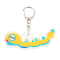Acrylic Pokémon NYORO NYORO FRIENDS Nocococchi keychain with Mitsufushi form design from Japan
