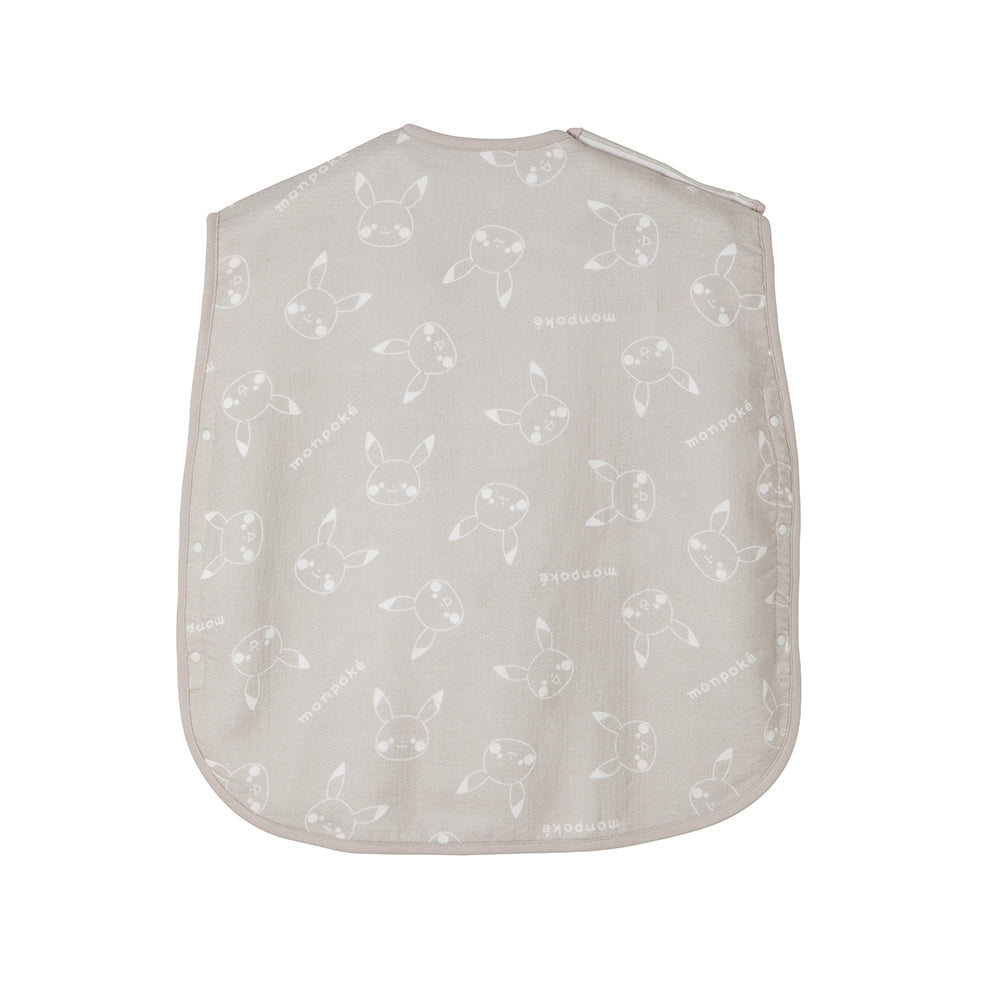 Monpoke Pikachu Baby Bath Poncho Gray
