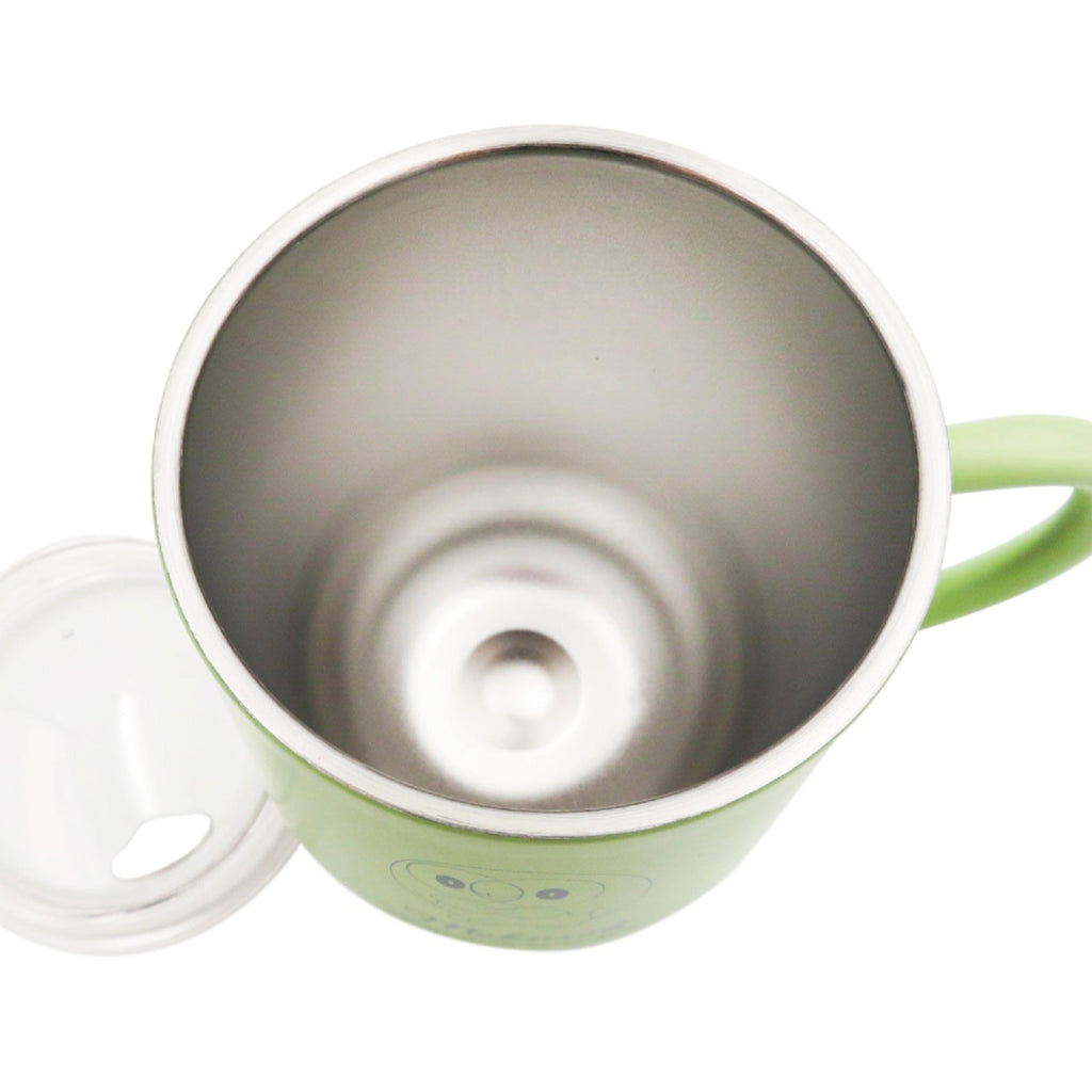 Stainless steel mug with lid Mokuro