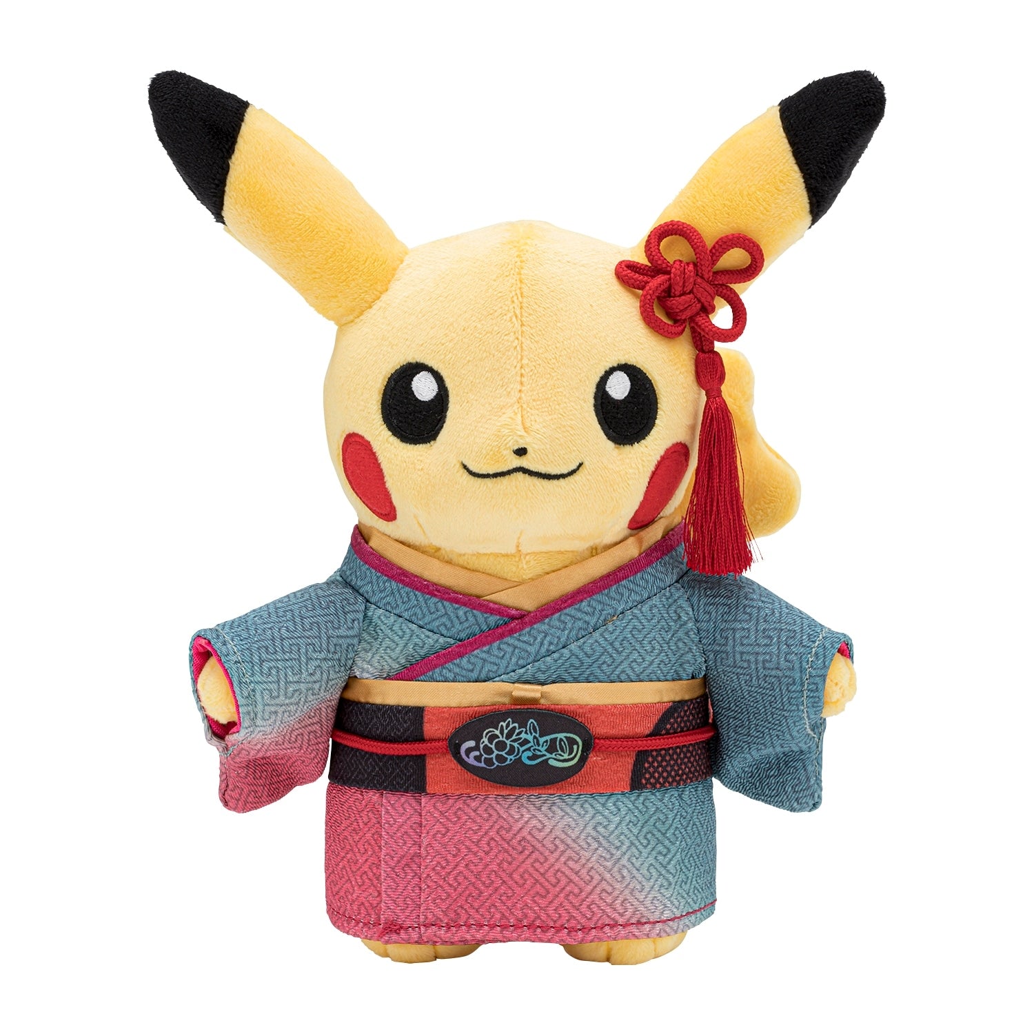 Pikachu plush toy with bright yellow fur from Japan