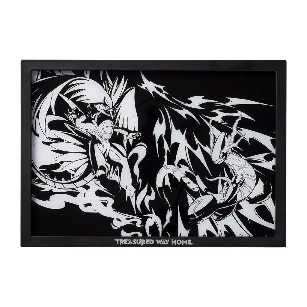Pokemon LED Art Frame from Japan, featuring Pikachu in a bright scene