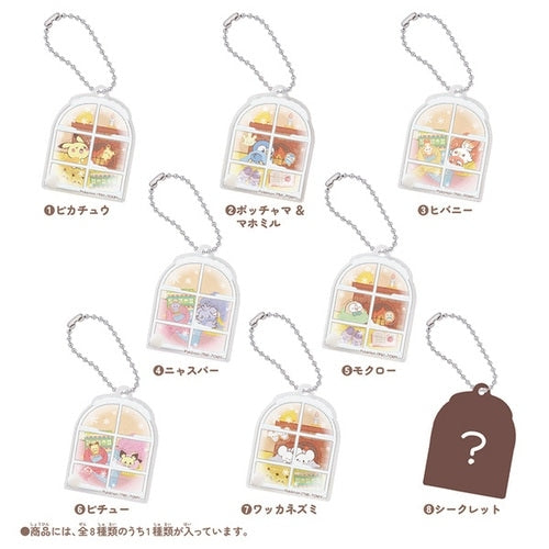 Authentic Pokemon Japan charm, acrylic material and cozy winter theme