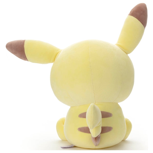Pikachu Good Night Version Plush, adorable facial expression from Japan
