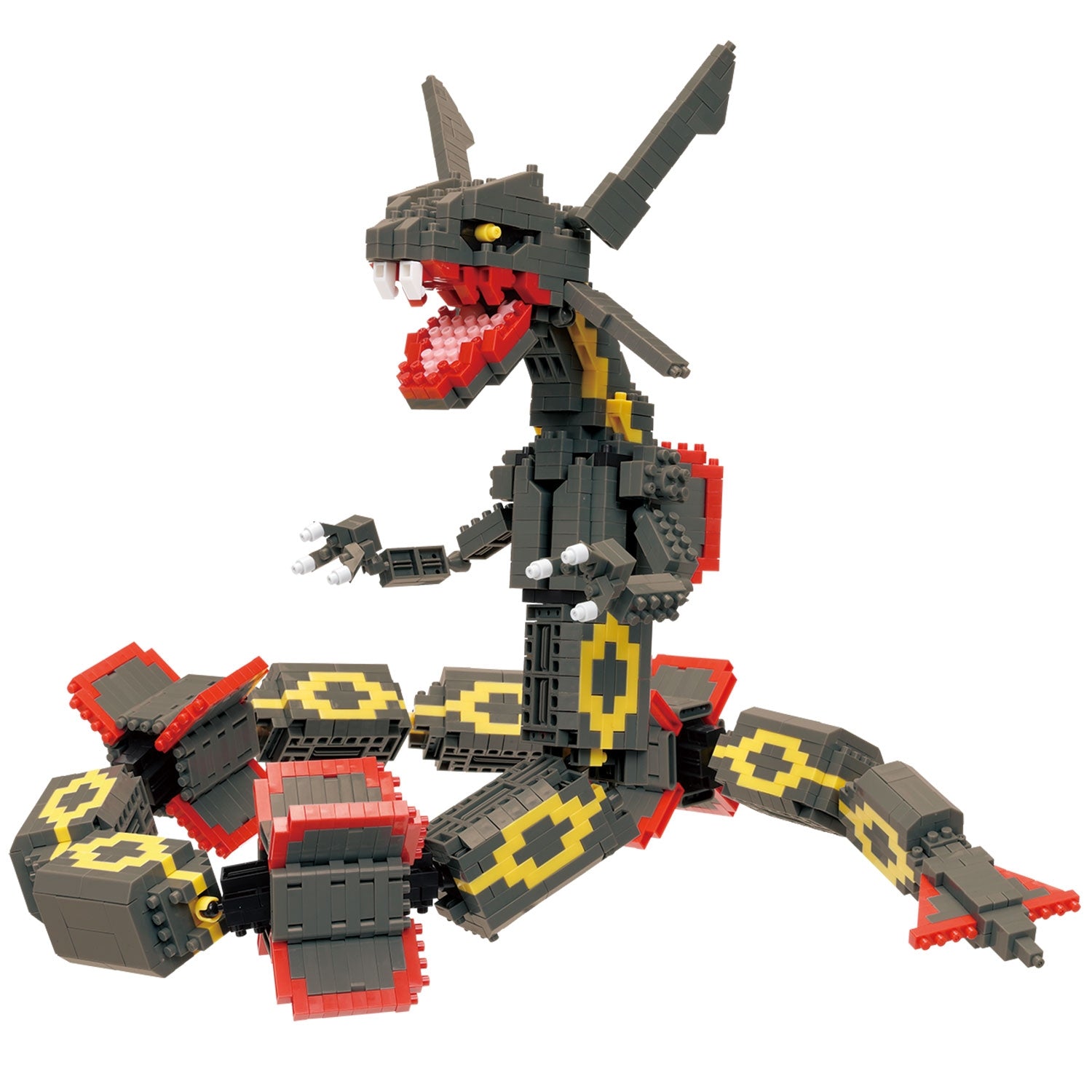 Black Rayquaza Extreme DX Nanoblock set, authentic Japanese collectible