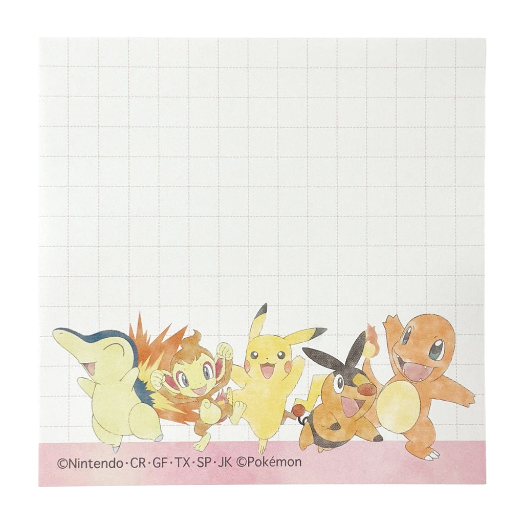 Authentic Japanese Pokemon Center Pikachu Mini Memo B, collectible notebook with Pikachu artwork
