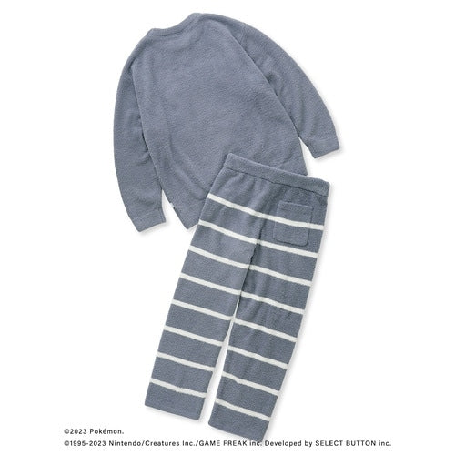 [gelato pique] [Men's] Baby Moco Jacquard Pullover & Long Pants Set Navy M/L