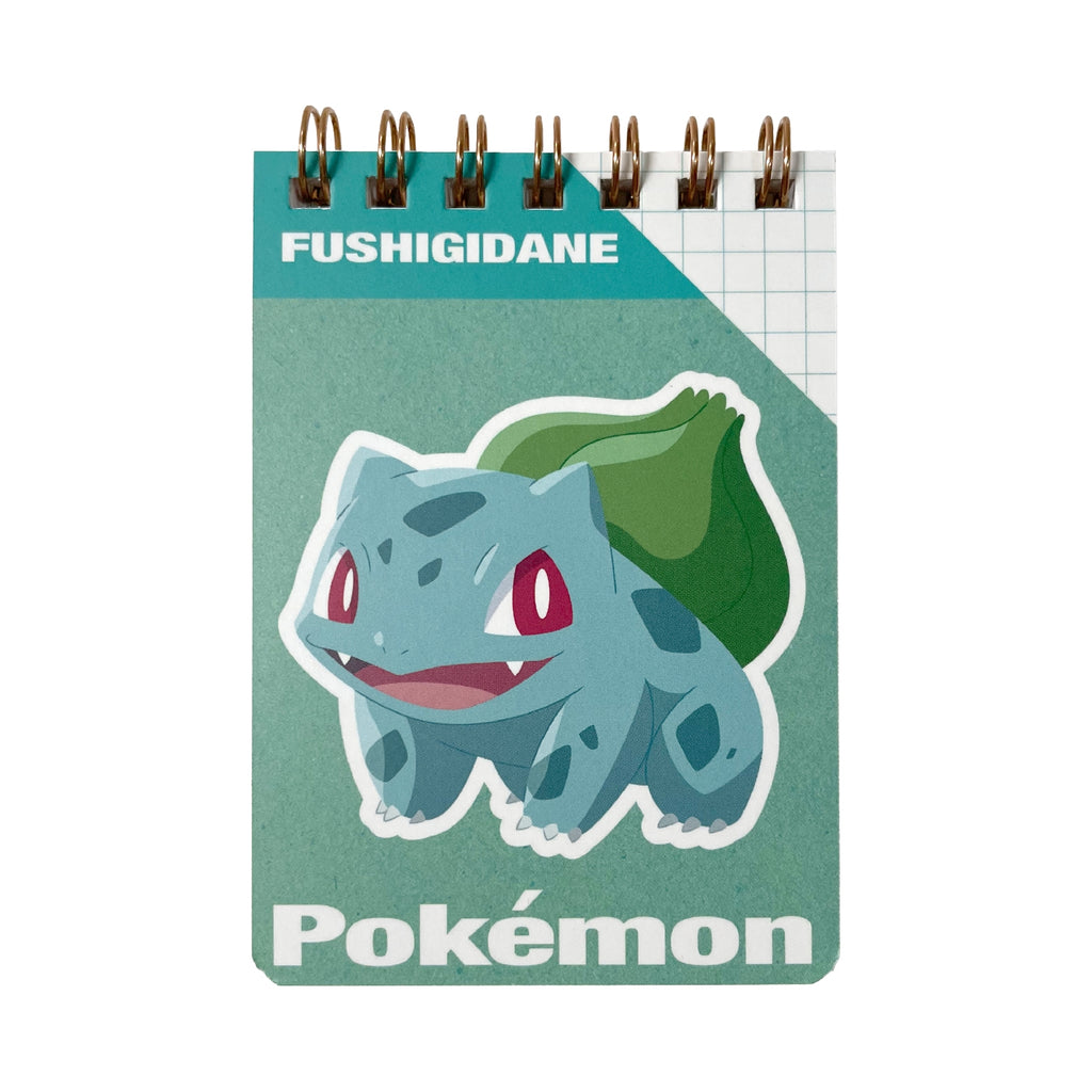Bulbasaur Mini Ring Memo from Japan, featuring a Grass/Poison-type Pokemon design