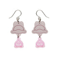 Pokemon earrings with character design from Japan, detailed anime artwork