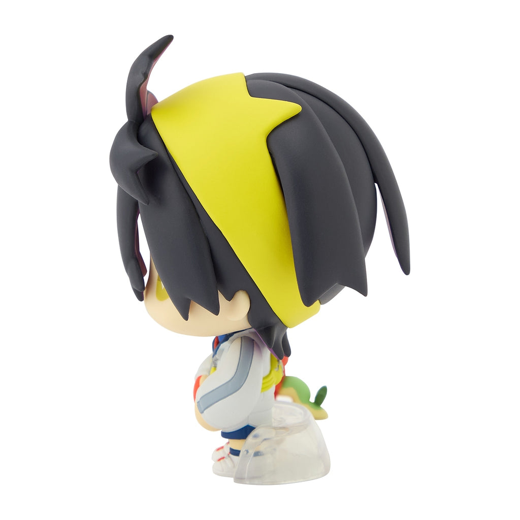 Pokemon Trainers Suguri & Kamicchu figure with Kamicchu on shoulder from Japan