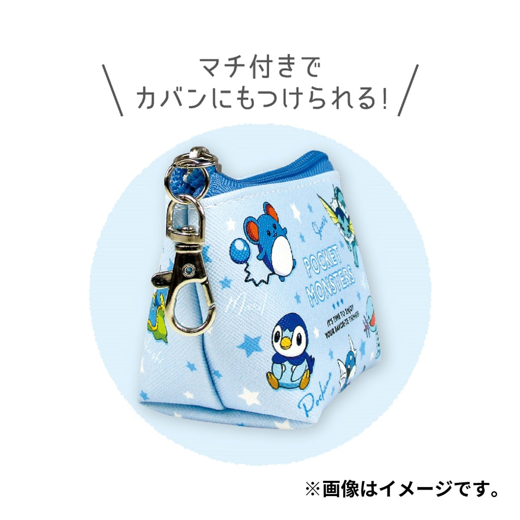 Triangular mini pouch colors/blue