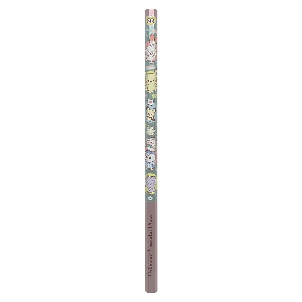Officially licensed Pokemon Kakikata Pencil 2B Silver Scroll Poke Piece with collectible packaging from Japan