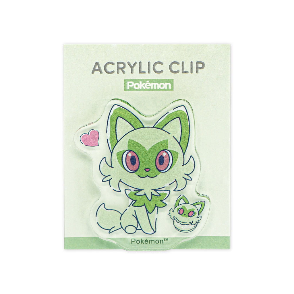 Die-cut acrylic clip/Nyaoha