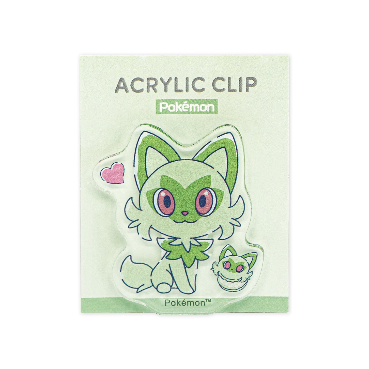 Die-cut acrylic clip/Nyaoha