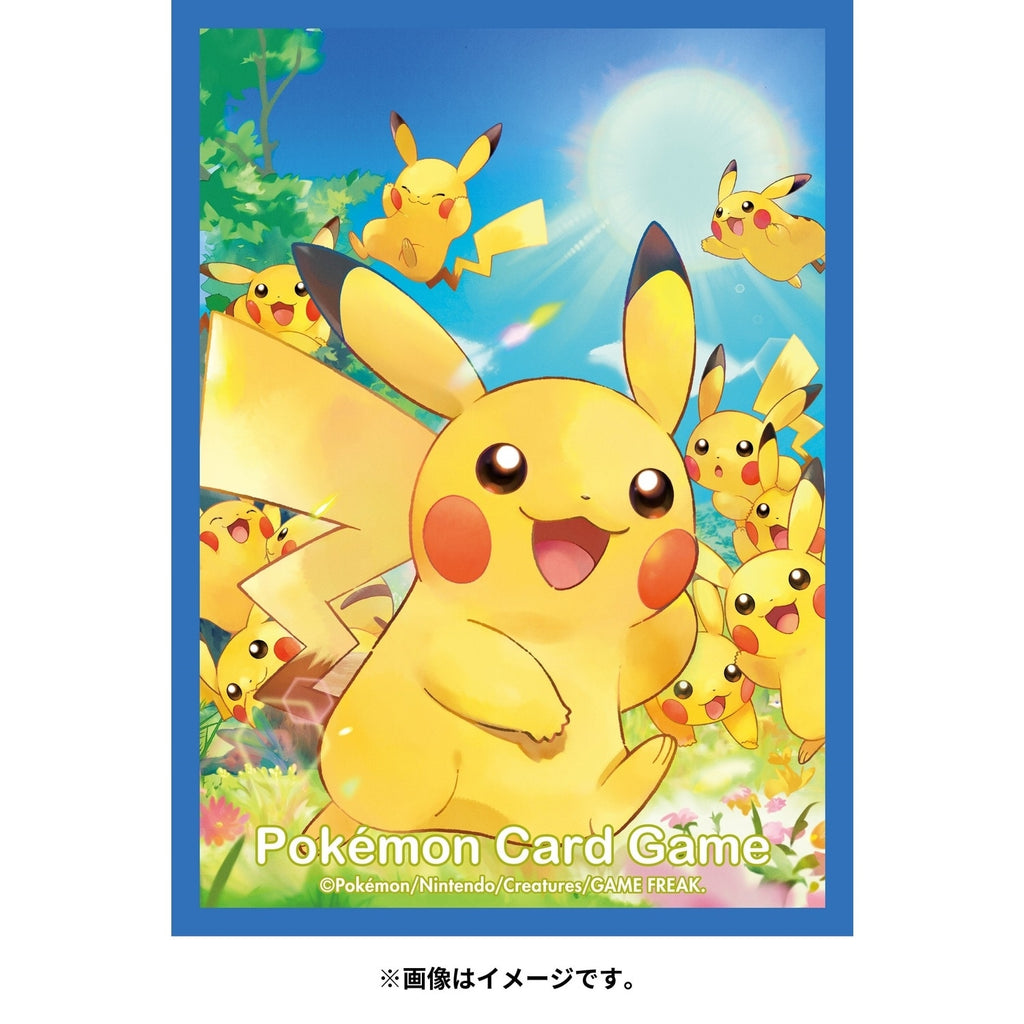 Pokémon TCG Deck Sleeves – Pikachu (#25) Large Collection | Japan