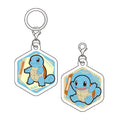 Squirtle Acrylic Marker Charm Set from Japan, featuring official Pokemon artwork