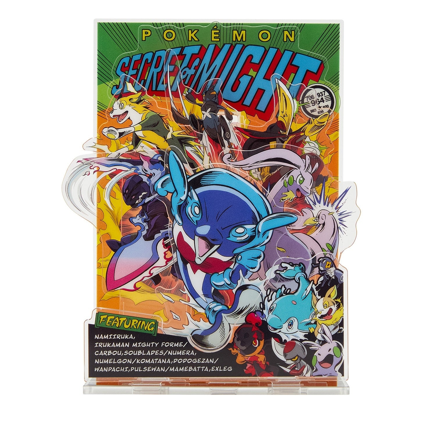 Pokemon diorama acrylic stand with vibrant details from Japan