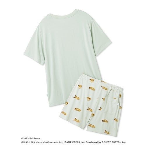 [gelato pique] Cool touch print T-shirt & shorts set Mint