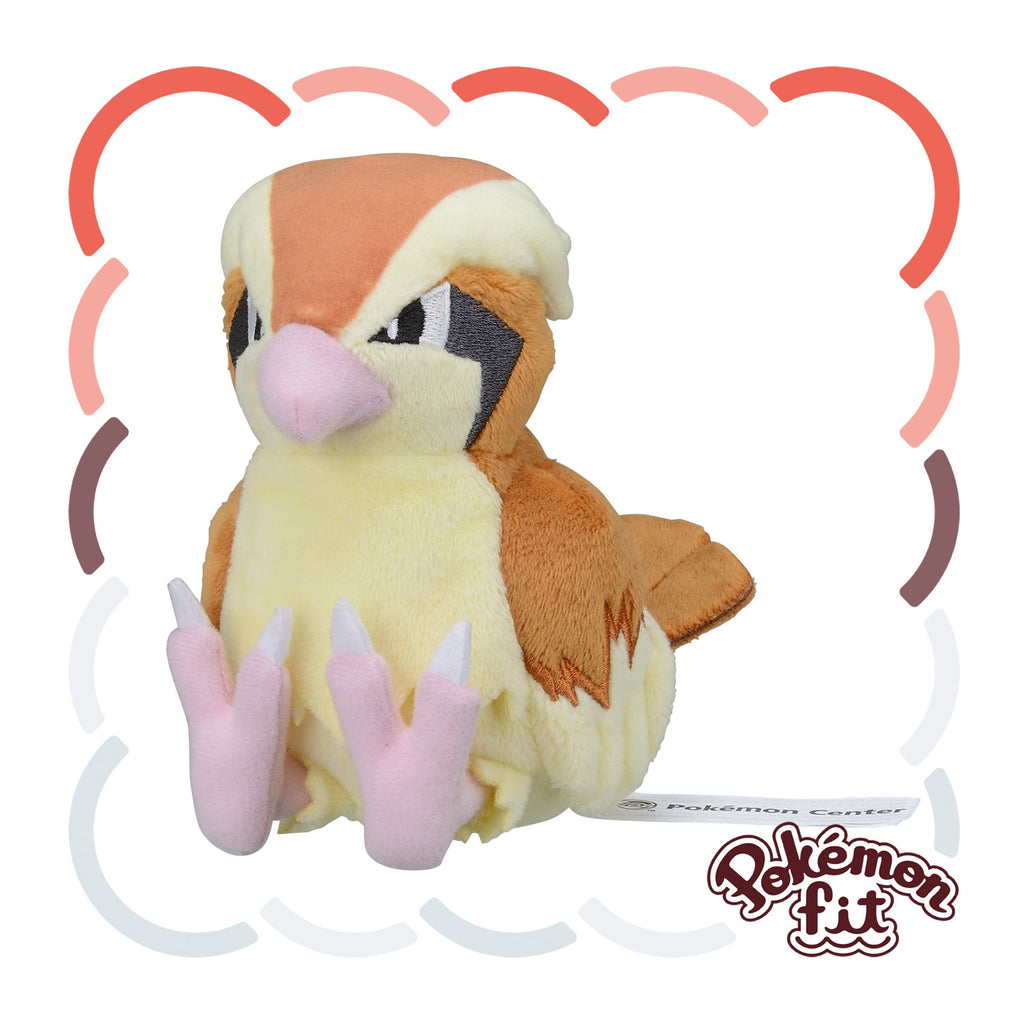 Pokémon Fit Pidgey (#16) Official Plush – Pokémon Center Japan