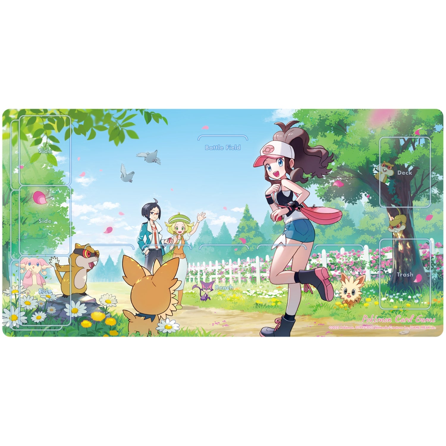 Pokemon Card Game Rubber Playmat Touko