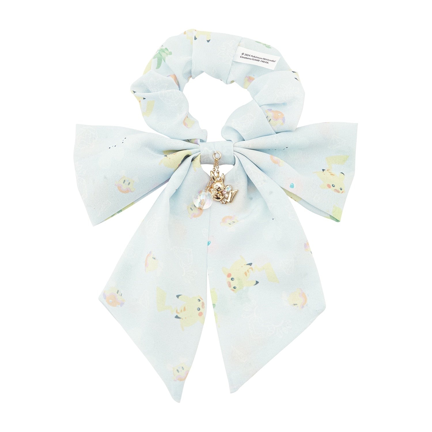 Scrunchie TeraCute Pikachu from Japan, cute Pikachu face design
