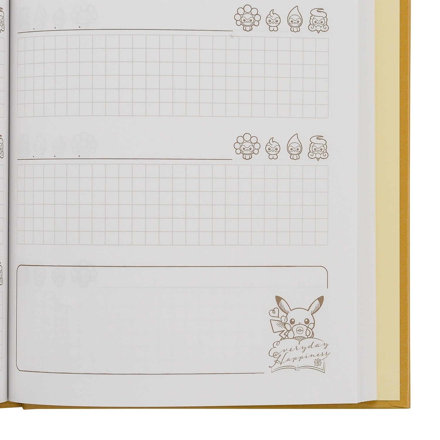 Authentic Japanese Pokemon A5 Diary Note with 328g weight, from Japan