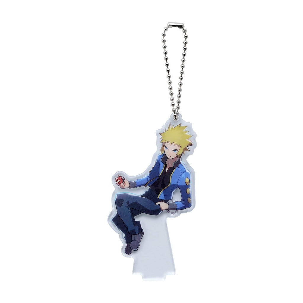 Denji & Rentler Acrylic Keychain standing pose, official Pokémon Center product from Japan
