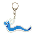 Acrylic Dragonair keychain figure with detailed wings from Japan
