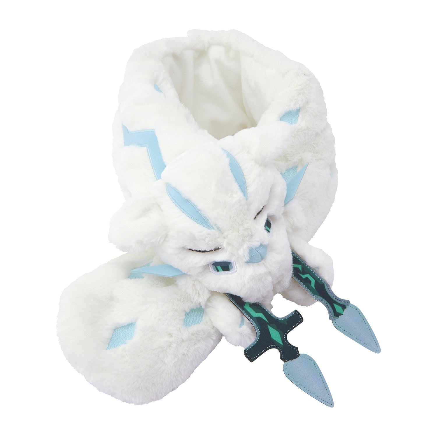 Pokemon Muffler Paozian figure from Japan, detailed design