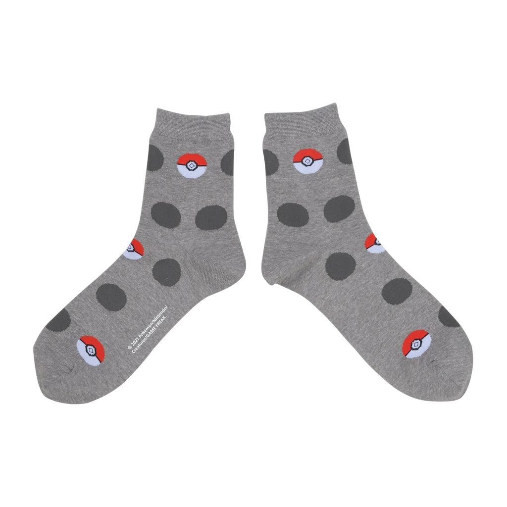[Choice] Middle socks Monster Ball Dot GR (25-27cm)