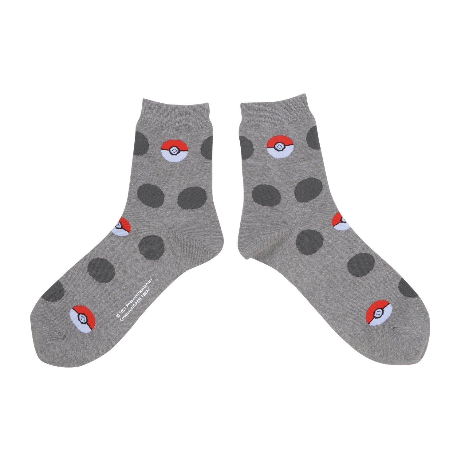 [Choice] Middle socks Monster Ball Dot GR (25-27cm)