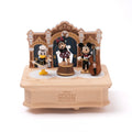Disney Wooden Karakuri Music Box Mickey & Friends/Minnie's Music Box Concert