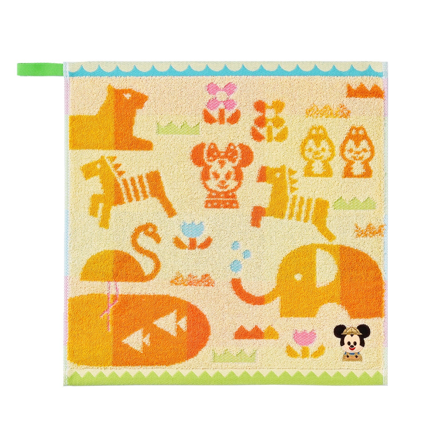 Disney | KIDEA TABISURU Wash Towel with Loop Mickey Mouse 71-1231080-Y
